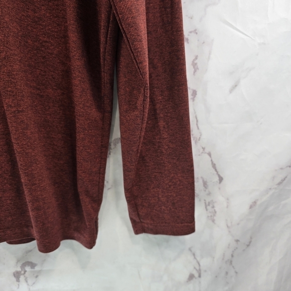 Duluth Alaskan Hardgear Shirt Mens Medium Dark Red Long Sleeve Tun Dry Tee - Picture 4 of 10